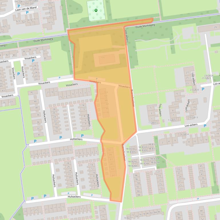 Kaart van postcodegebied 7824NC.