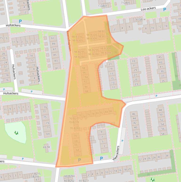 Kaart van postcodegebied 7824NG.