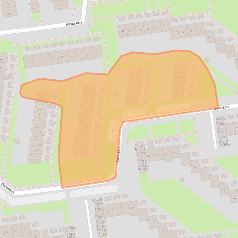 Kaart van postcodegebied 7824PN.