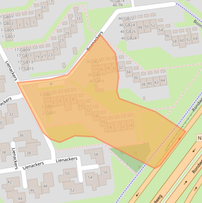 Kaart van postcodegebied 7824PW.