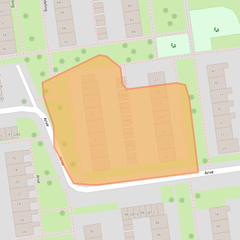 Kaart van postcodegebied 7824RJ.