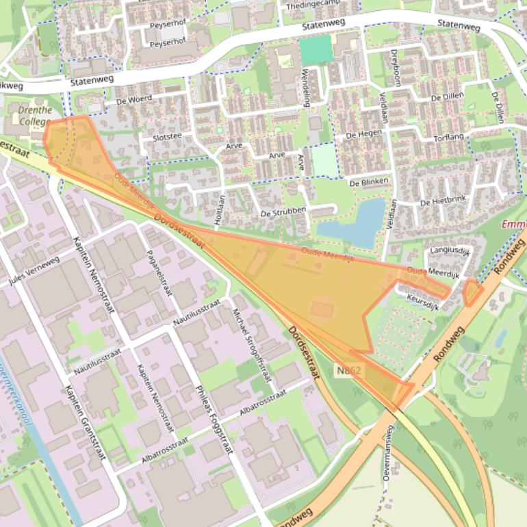 Kaart van postcodegebied 7824RW.