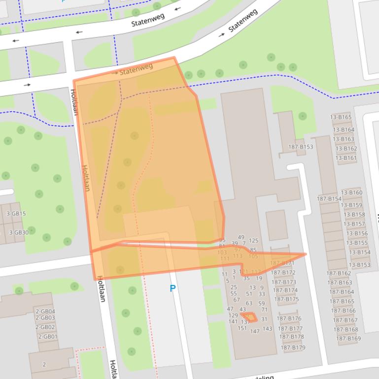 Kaart van postcodegebied 7824SE.