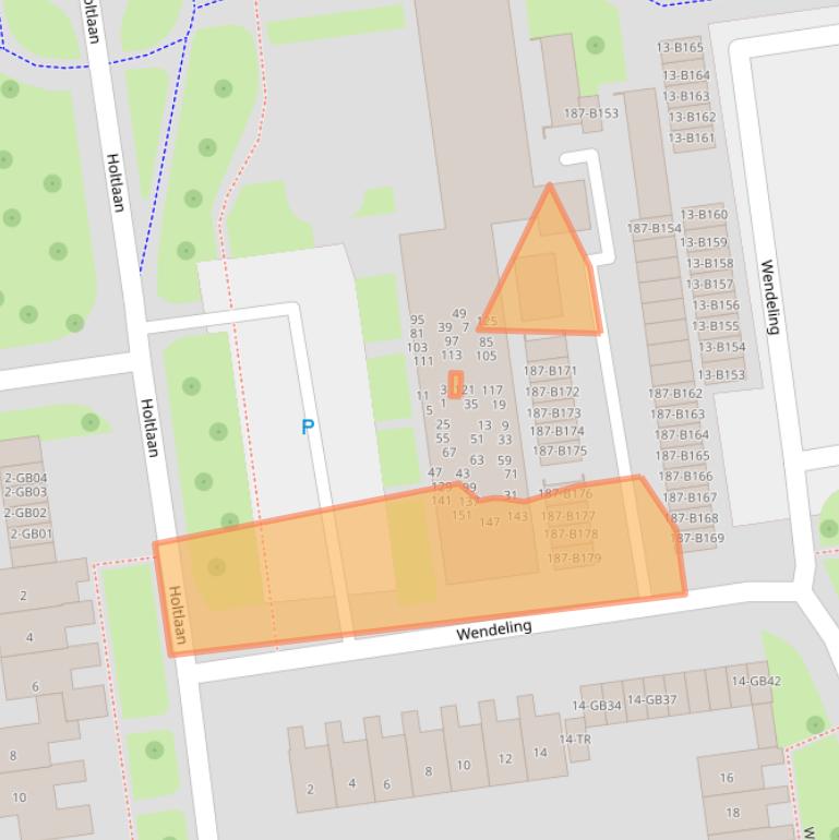 Kaart van postcodegebied 7824SG.