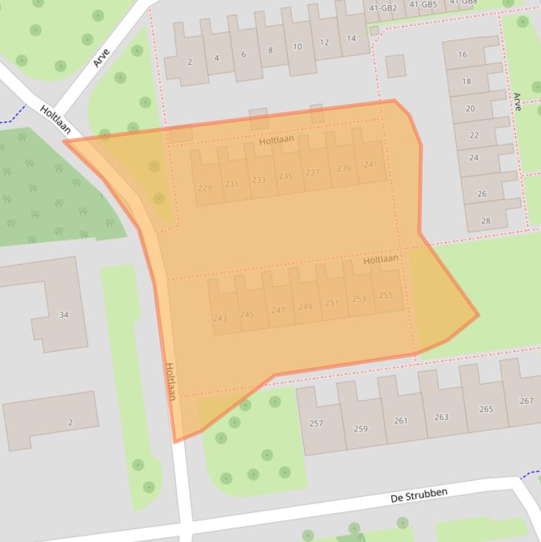 Kaart van postcodegebied 7824SK.