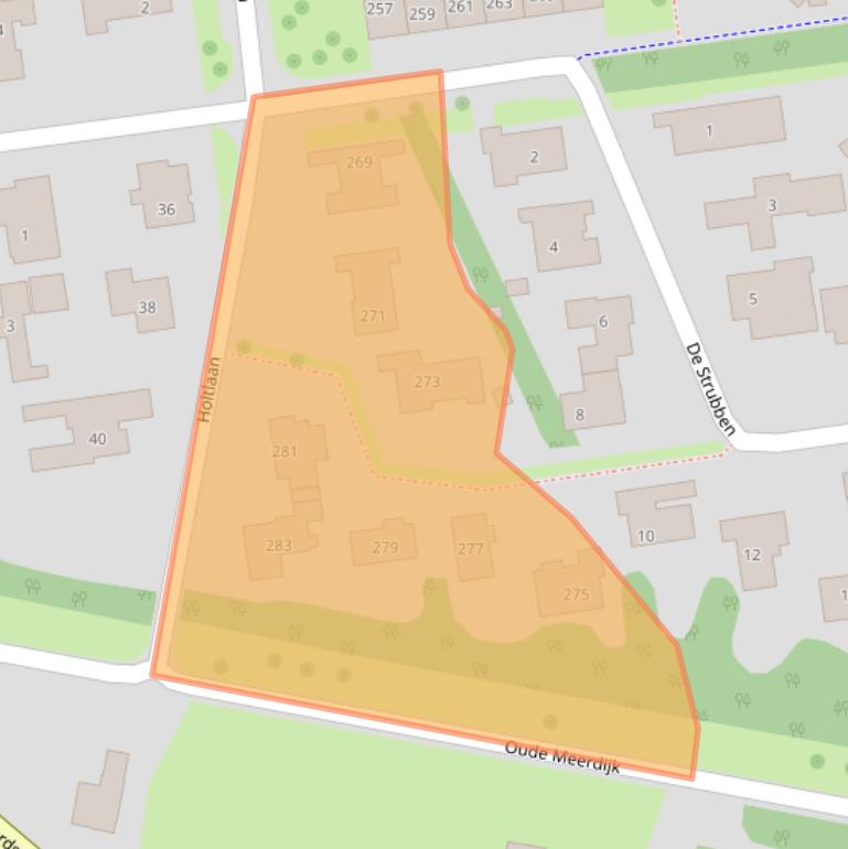 Kaart van postcodegebied 7824SM.