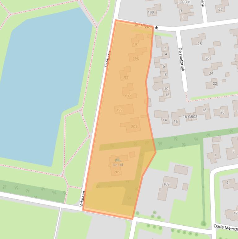 Kaart van postcodegebied 7824VG.