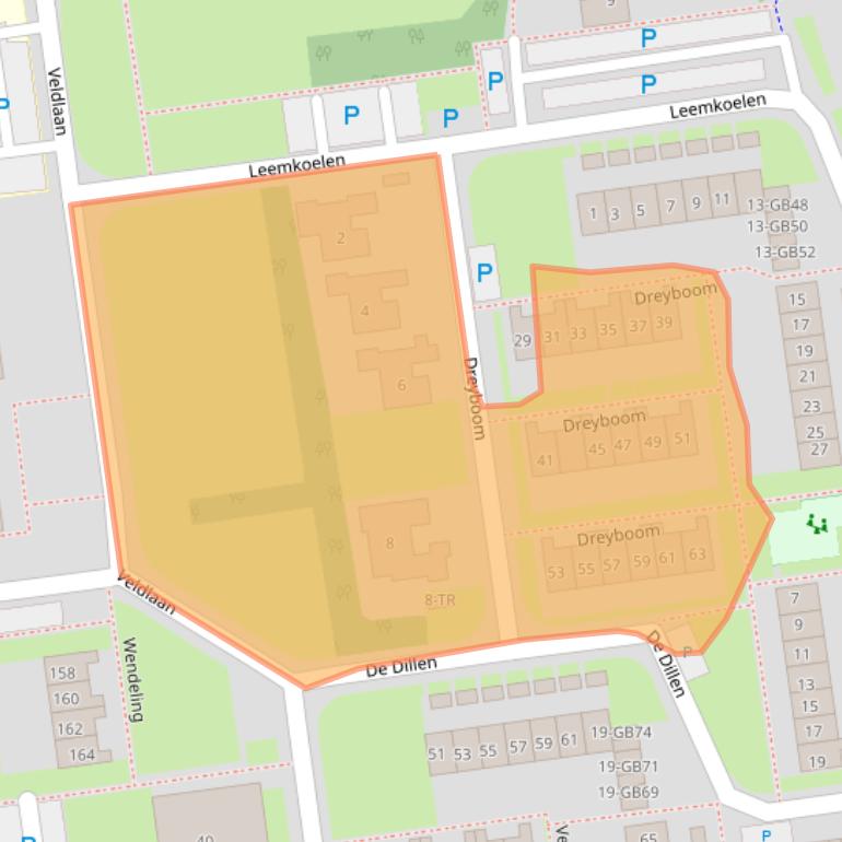 Kaart van postcodegebied 7824VR.