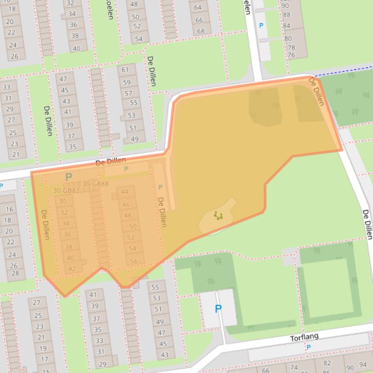 Kaart van postcodegebied 7824VW.