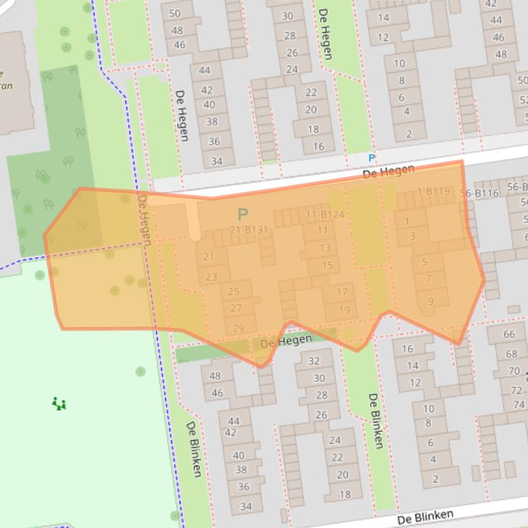 Kaart van postcodegebied 7824XA.