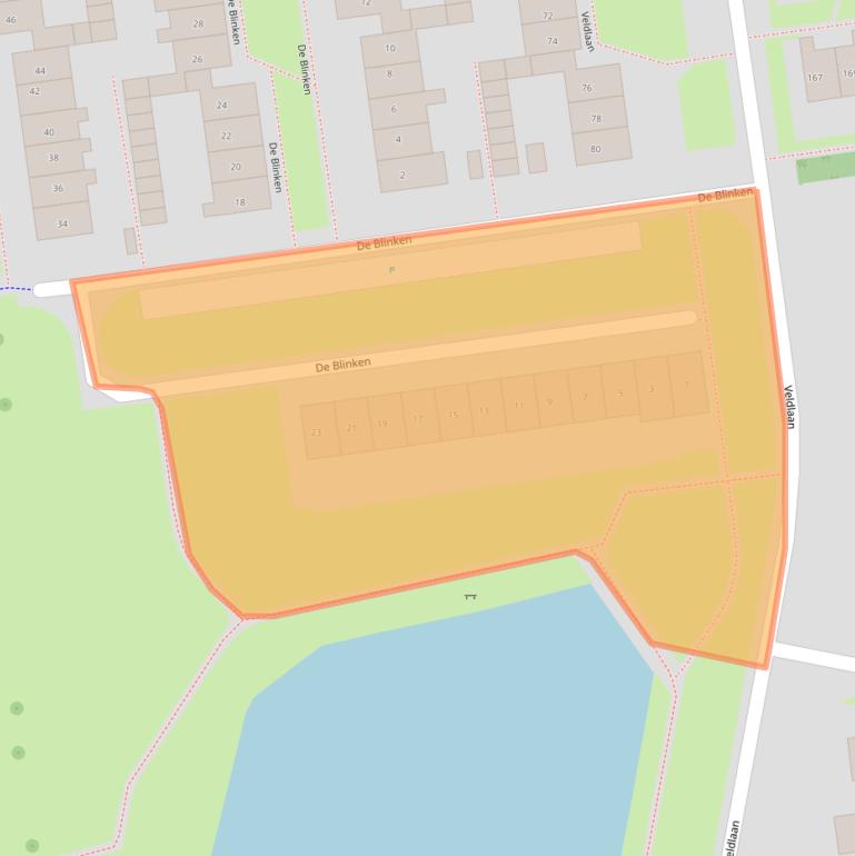 Kaart van postcodegebied 7824XD.