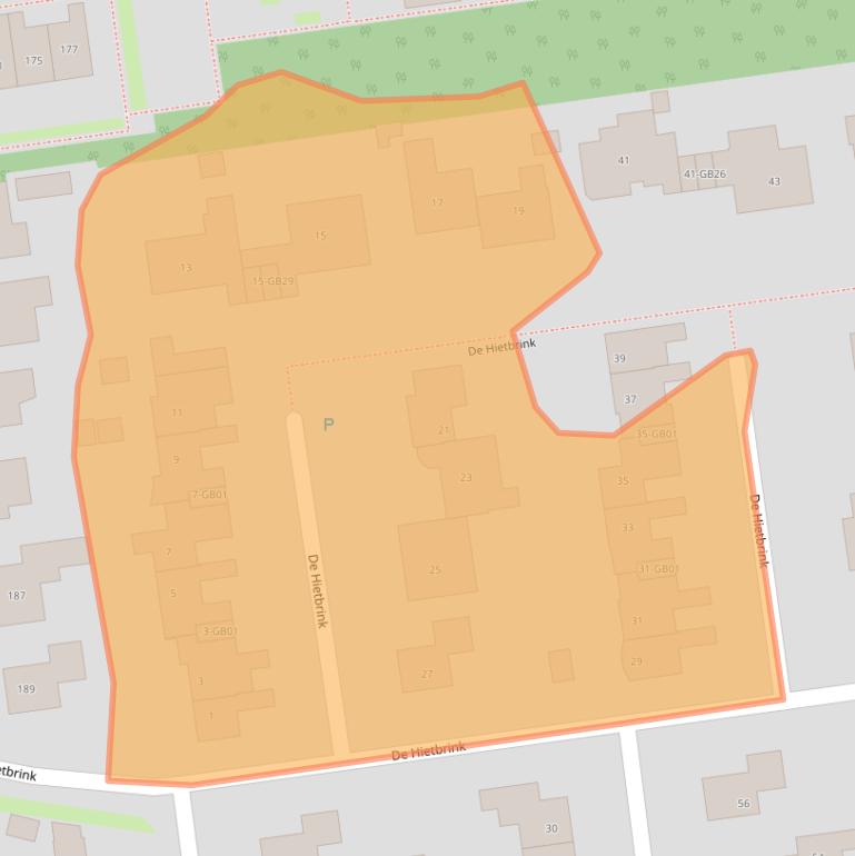 Kaart van postcodegebied 7824XM.