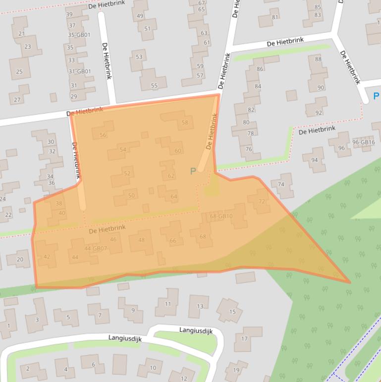 Kaart van postcodegebied 7824XT.