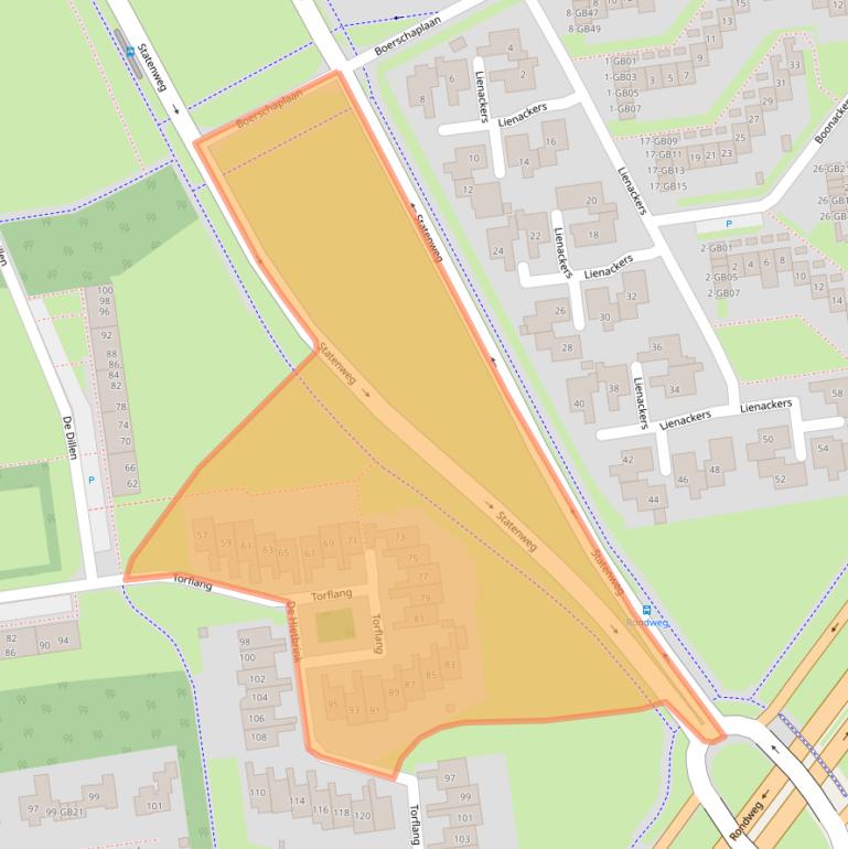 Kaart van postcodegebied 7824XW.