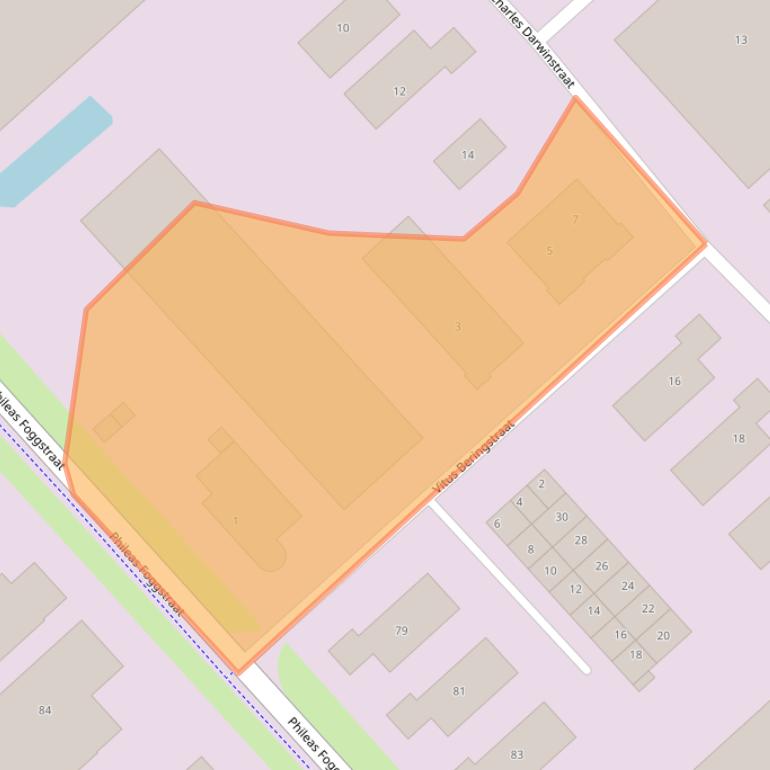 Kaart van postcodegebied 7825AH.