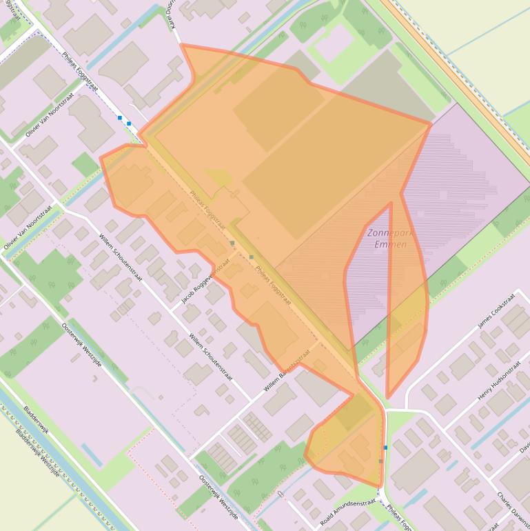 Kaart van postcodegebied 7825AL.