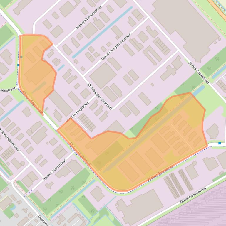 Kaart van postcodegebied 7825AW.