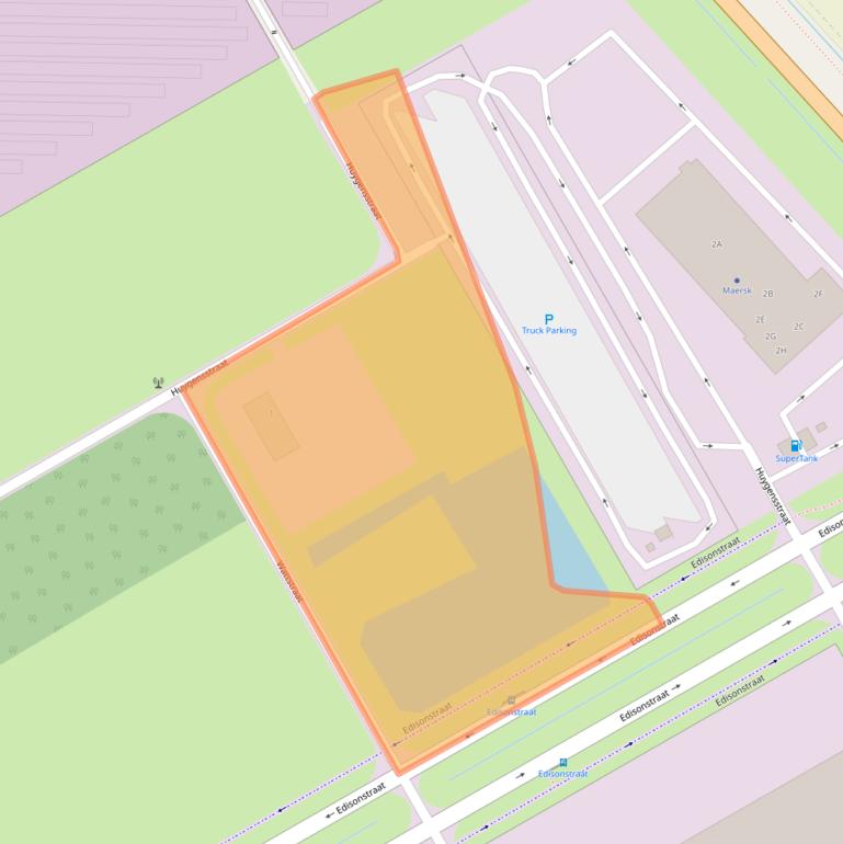 Kaart van postcodegebied 7825GL.