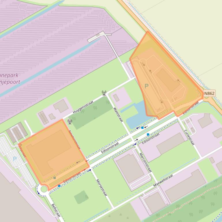 Kaart van postcodegebied 7825GS.