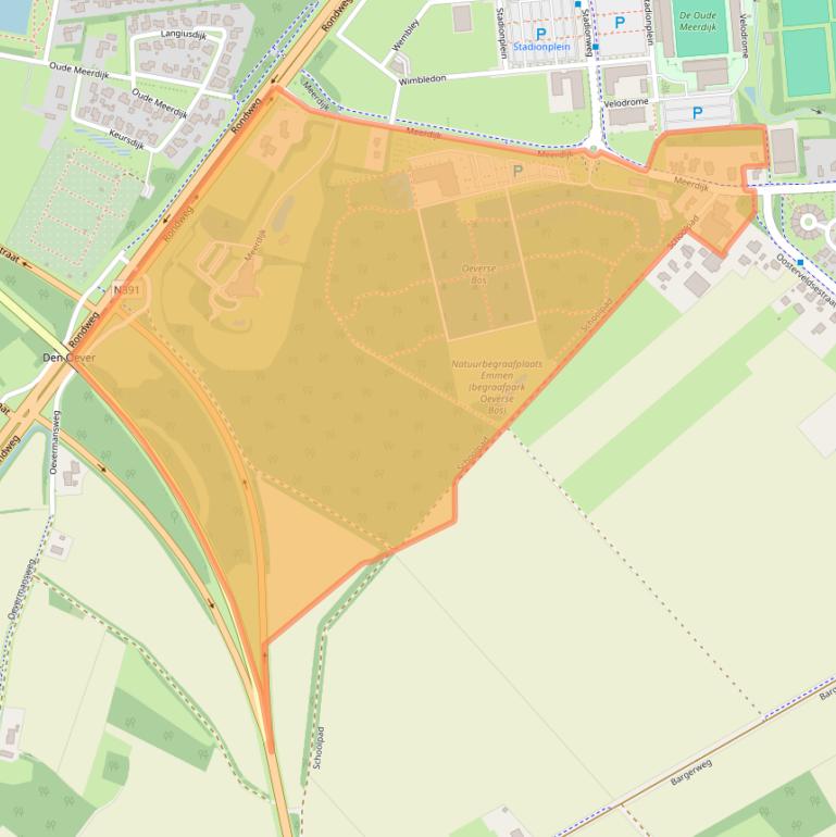 Kaart van postcodegebied 7825TH.