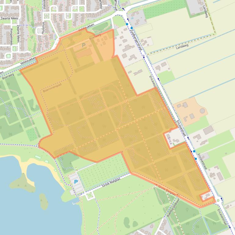 Kaart van postcodegebied 7825TN.