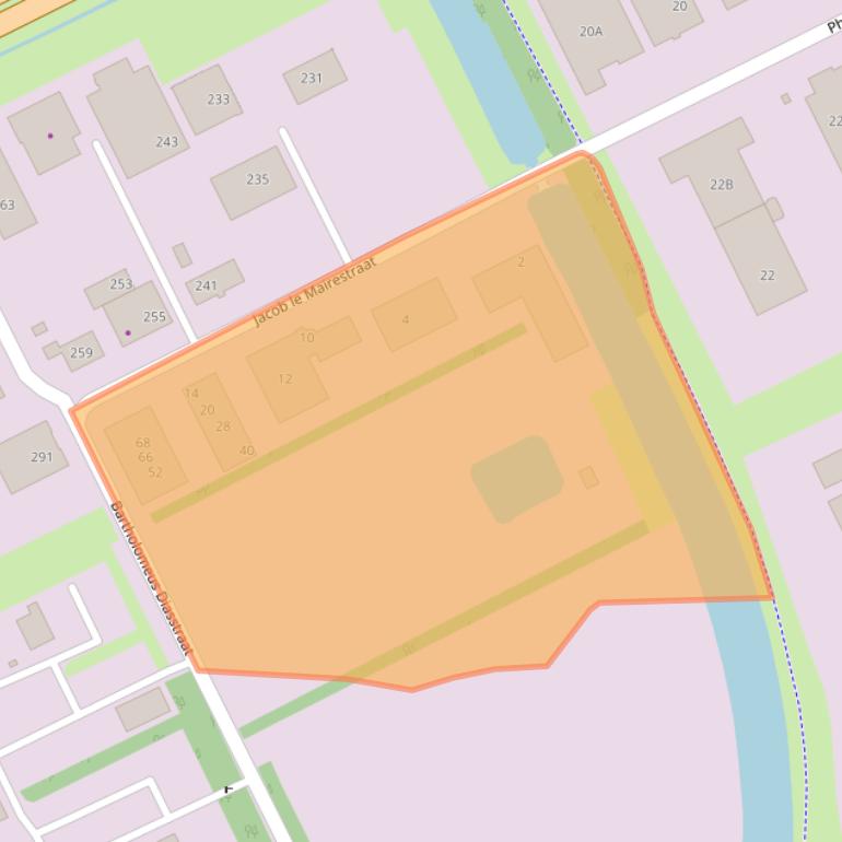 Kaart van postcodegebied 7825XH.