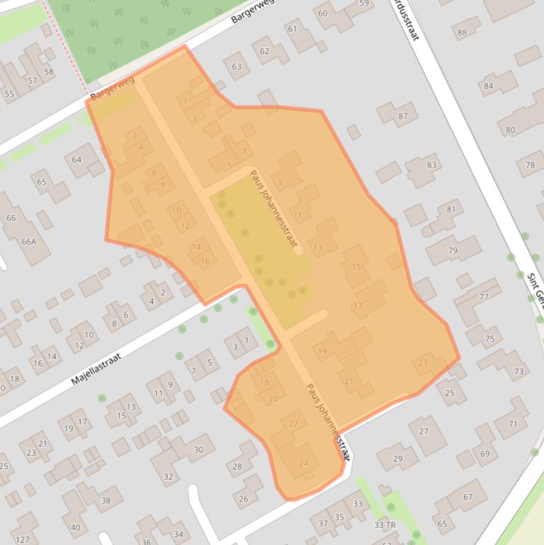 Kaart van postcodegebied 7826BT.