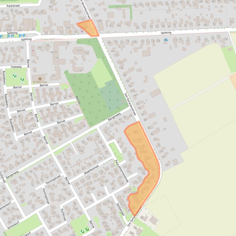 Kaart van postcodegebied 7826CB.