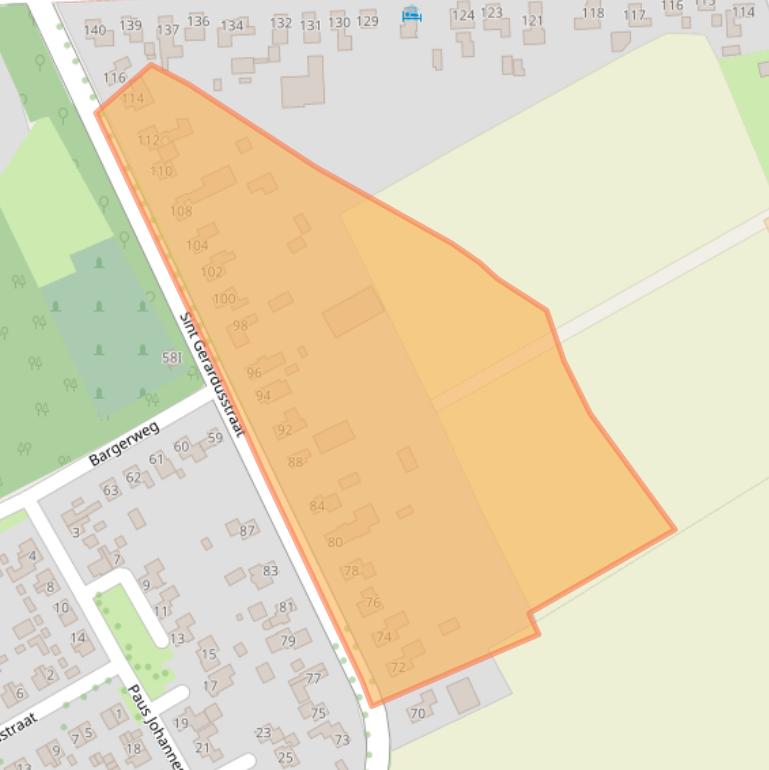 Kaart van postcodegebied 7826CH.