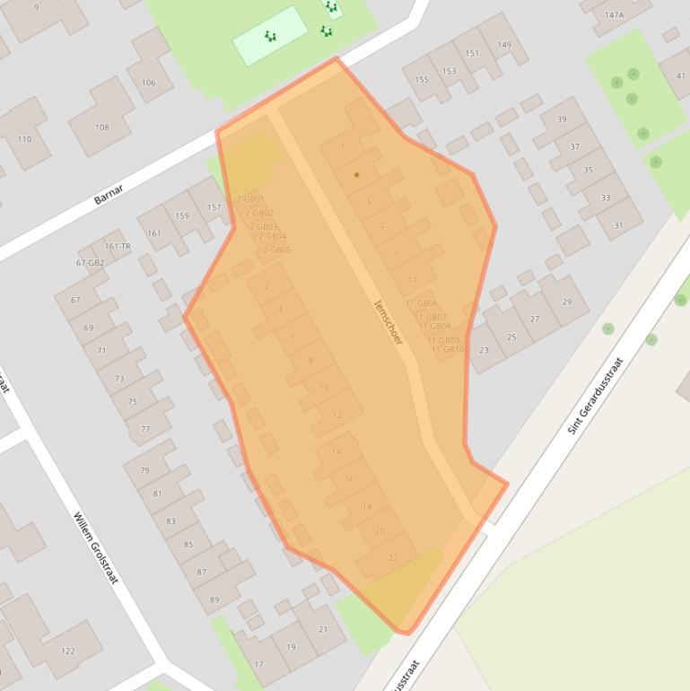 Kaart van postcodegebied 7826CM.