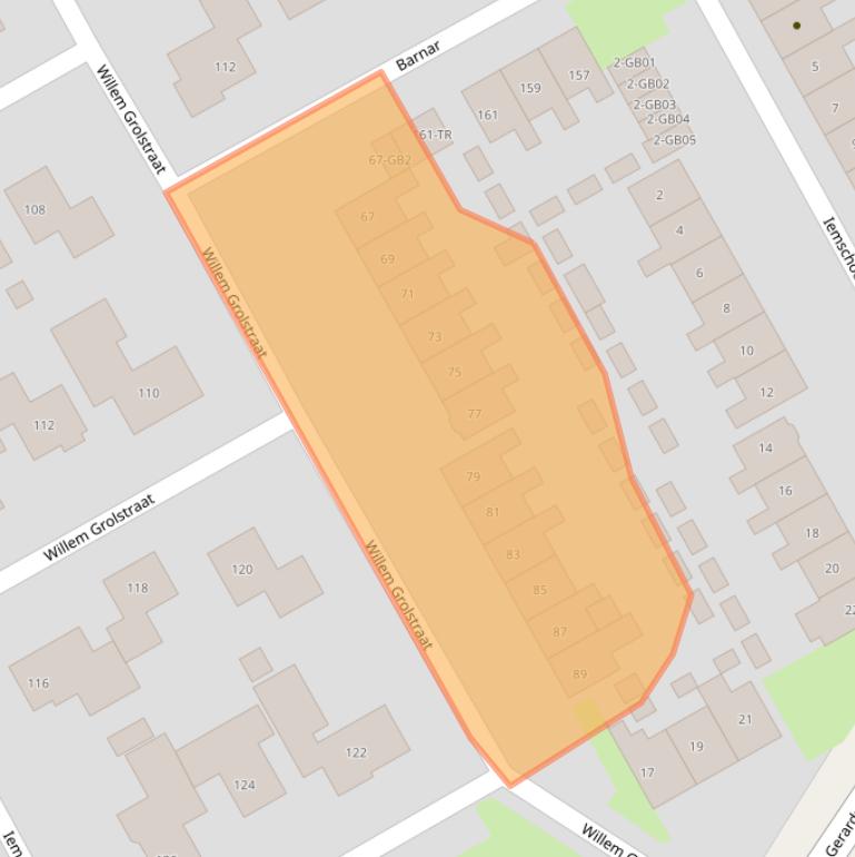 Kaart van postcodegebied 7826EG.