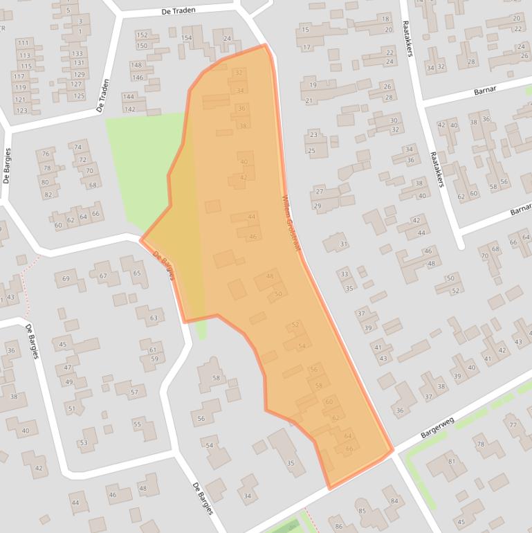 Kaart van postcodegebied 7826EJ.
