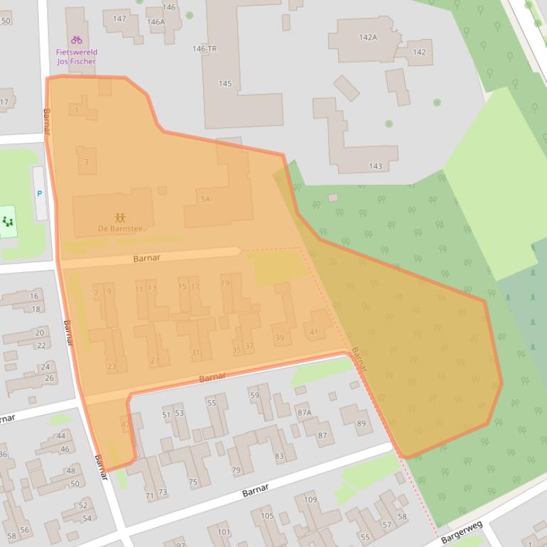 Kaart van postcodegebied 7826EP.