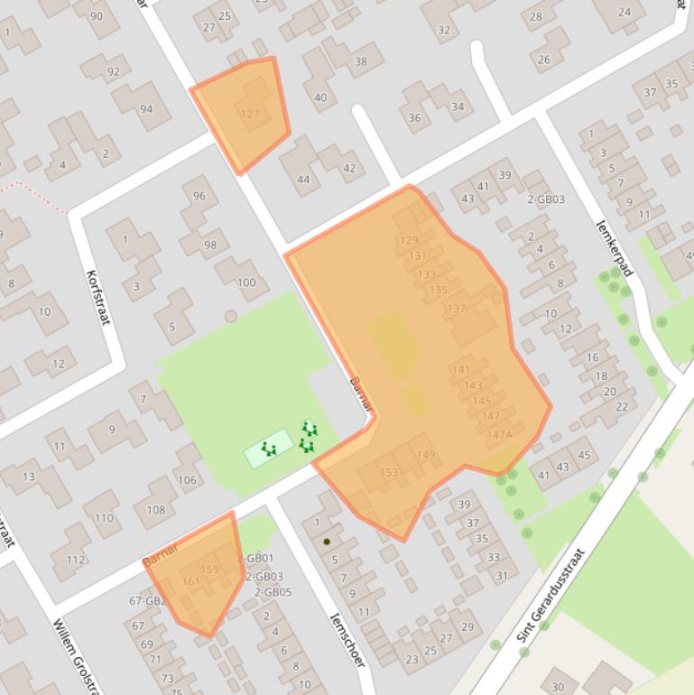 Kaart van postcodegebied 7826ET.