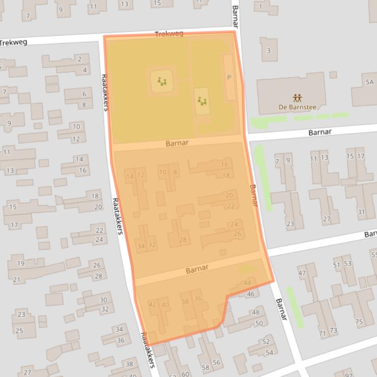 Kaart van postcodegebied 7826EV.