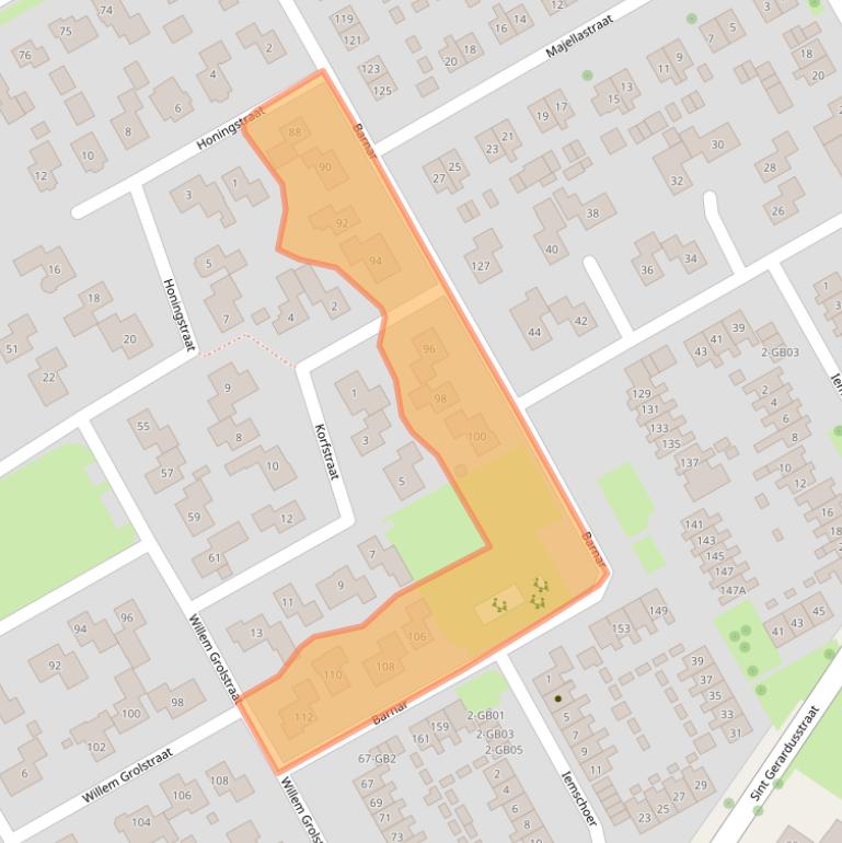 Kaart van postcodegebied 7826EX.