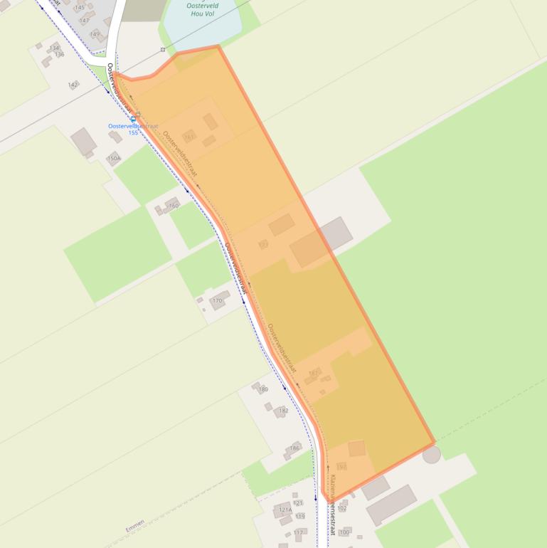 Kaart van postcodegebied 7826HD.