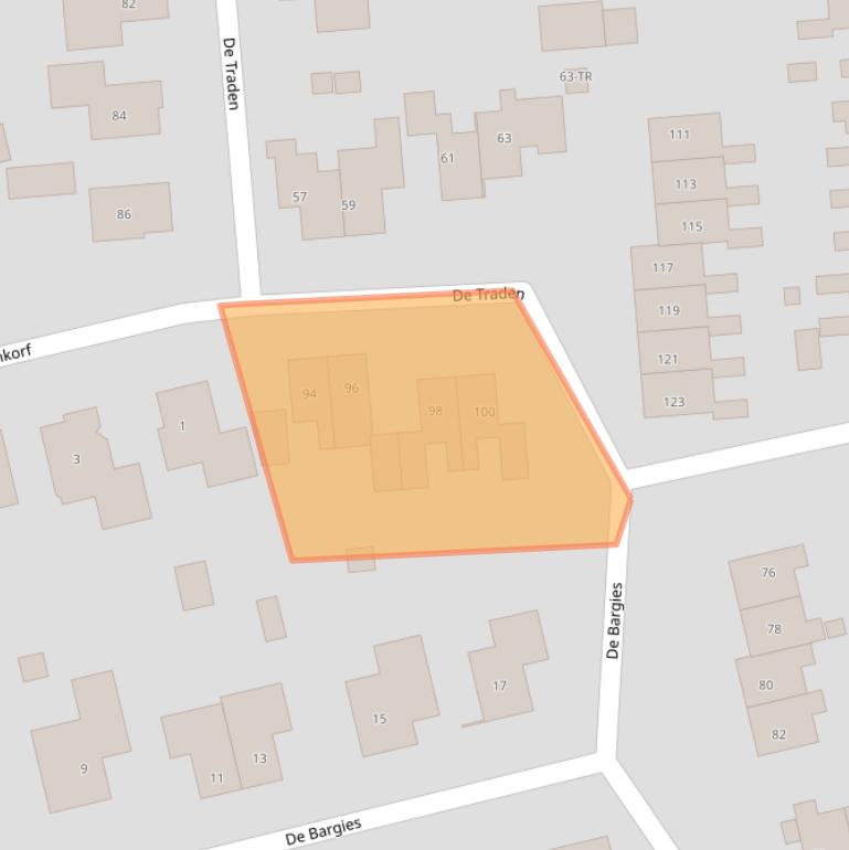 Kaart van postcodegebied 7826HJ.