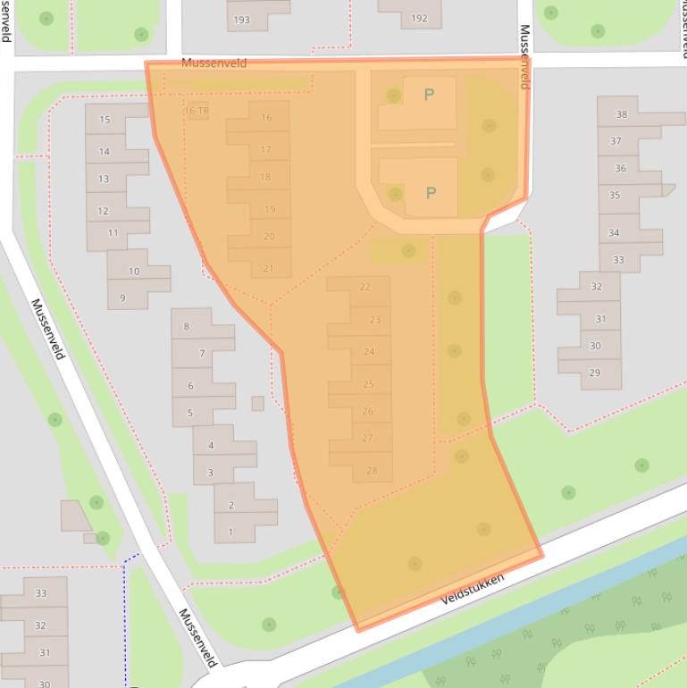 Kaart van postcodegebied 7827AB.