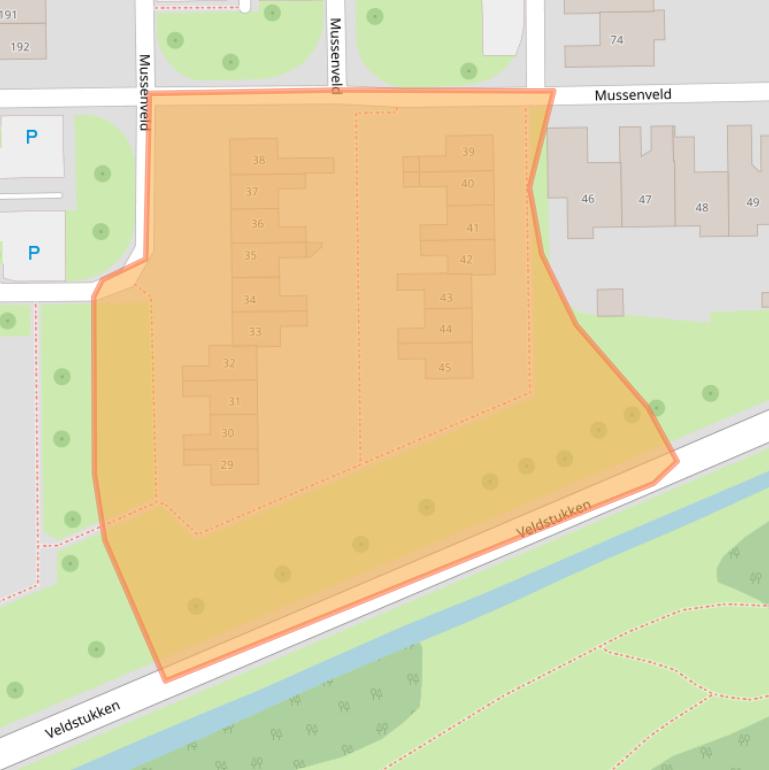 Kaart van postcodegebied 7827AC.