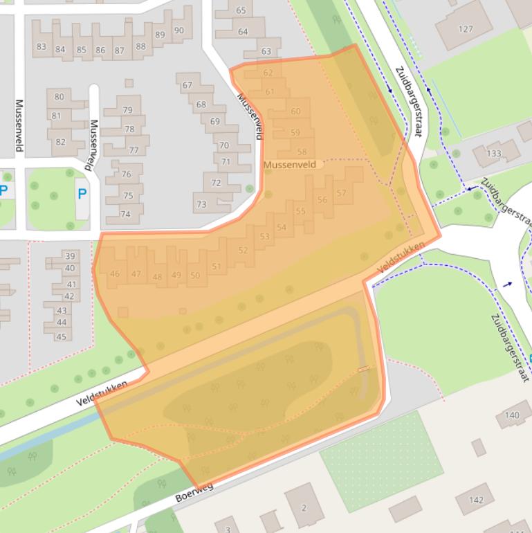 Kaart van postcodegebied 7827AD.