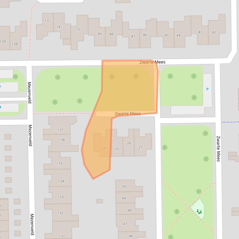 Kaart van postcodegebied 7827BG.