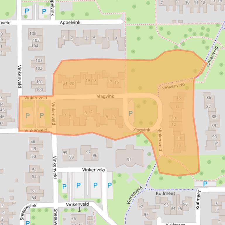 Kaart van postcodegebied 7827DE.