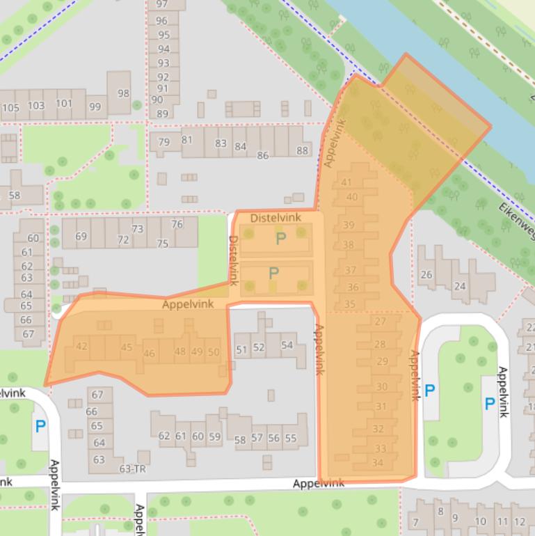 Kaart van postcodegebied 7827DH.