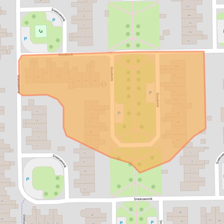 Kaart van postcodegebied 7827DL.