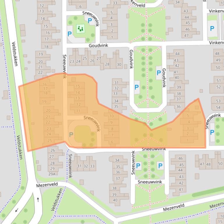 Kaart van postcodegebied 7827DM.