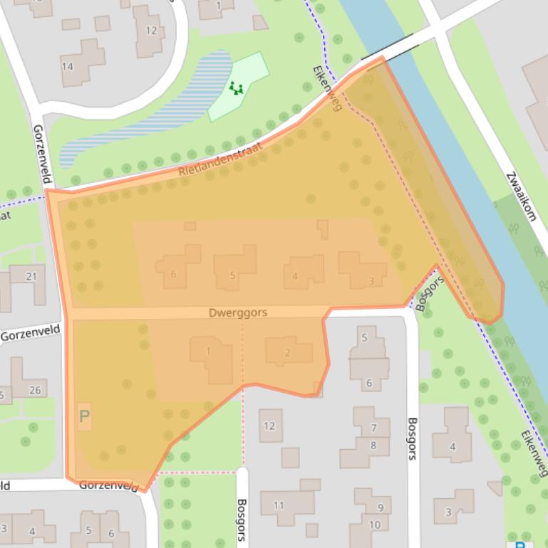 Kaart van postcodegebied 7827EA.