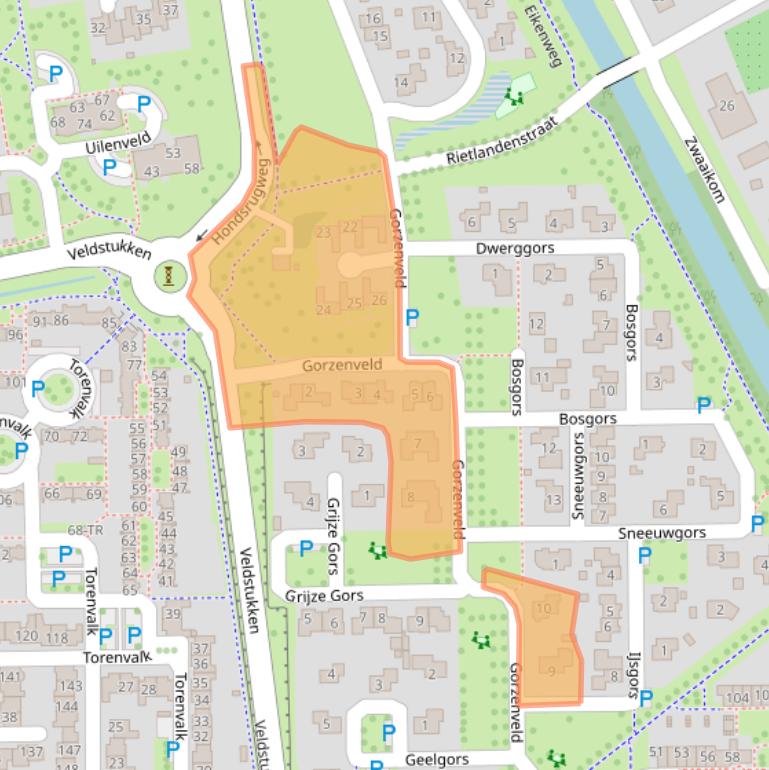 Kaart van postcodegebied 7827EB.