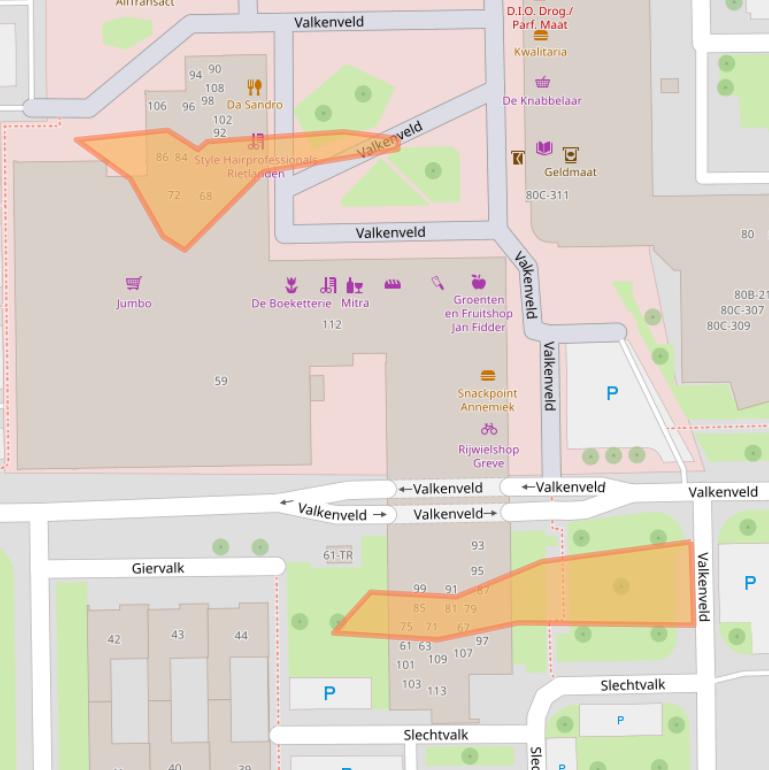 Kaart van postcodegebied 7827HB.