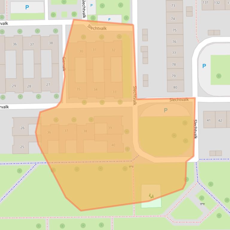 Kaart van postcodegebied 7827HH.